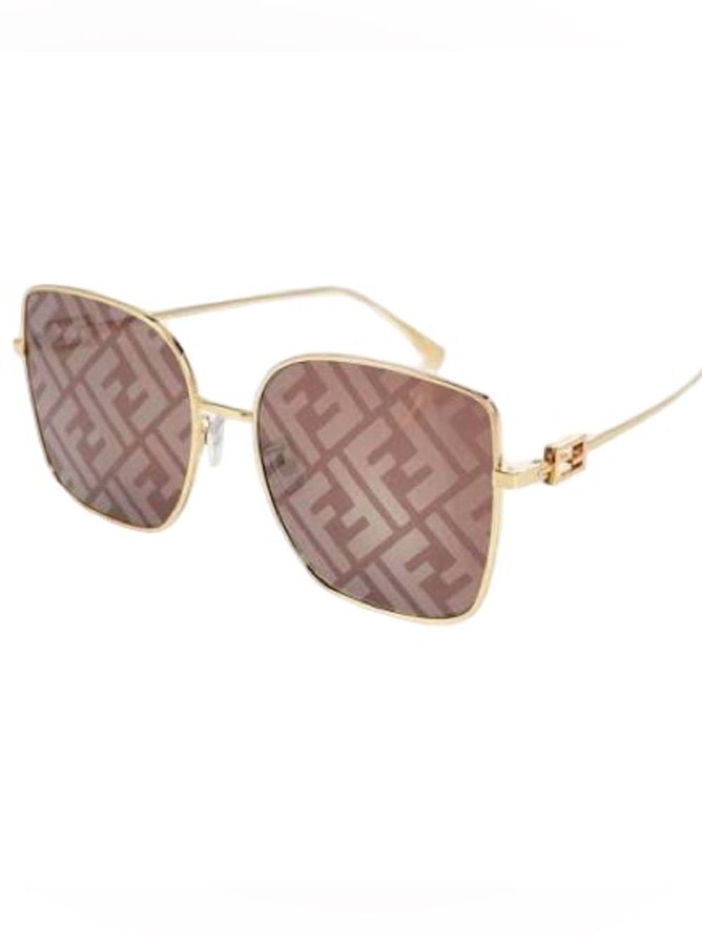 Fendi 🤎 Baguette Authenticated Sunglasses with Brown Monogram Print BRAND NEW! - Picture 15 of 17